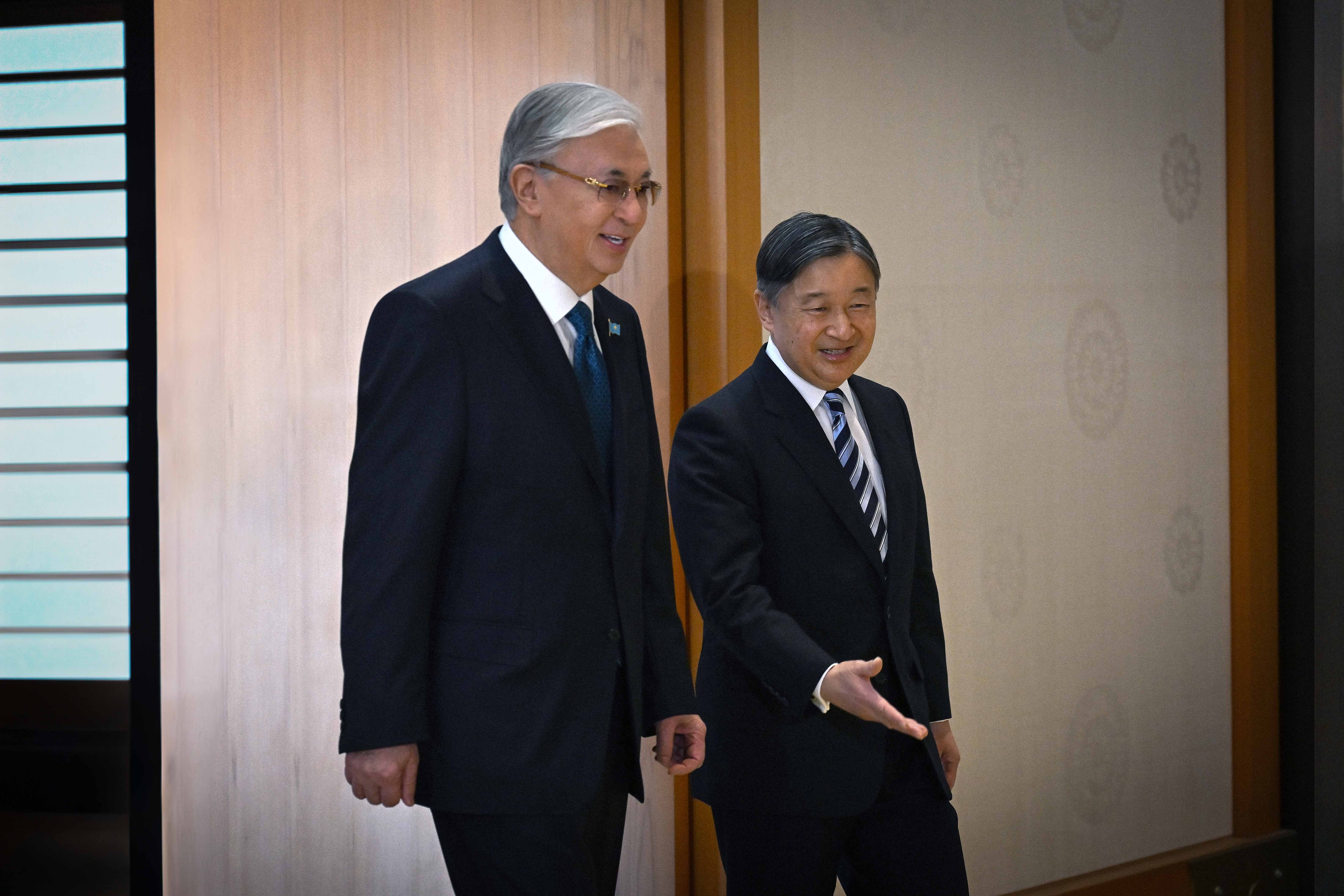 Мемлекет басшысы Жапония Императоры Нарухитомен кездесті